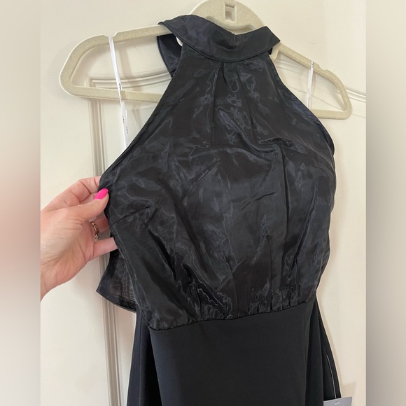 NEW! Lulu’s Stunning Black Gathered Organza Bodice with Oversized Bow - Picture 13 of 14